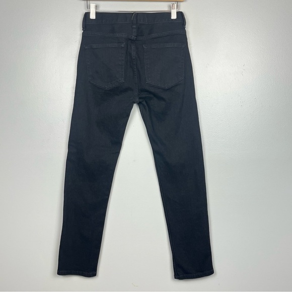 Everlane black Boy Friend slim leg 5-pocket jeans, size 24 regular. - Picture 2 of 8